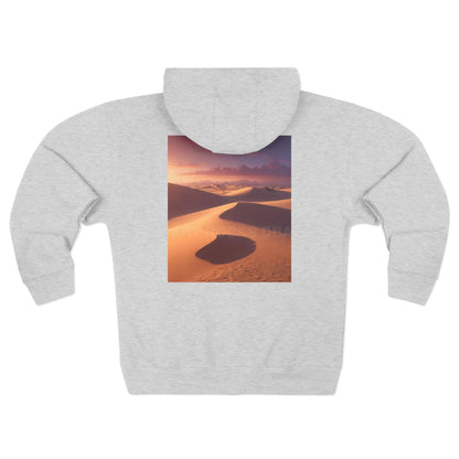 Desert Zip-Up Sweatshirt - XS / Heather Grey - Hoodie