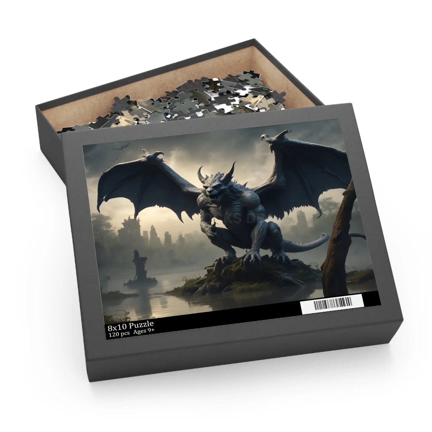 Dragon Guardian Jigsaw Puzzle- 120/252/500-Piece - 10’’ × 8’’ (120 pcs) - Puzzle