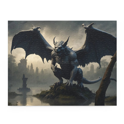 Dragon Guardian Jigsaw Puzzle- 120/252/500-Piece - 14’’ × 11’’ (252 pcs) - Puzzle