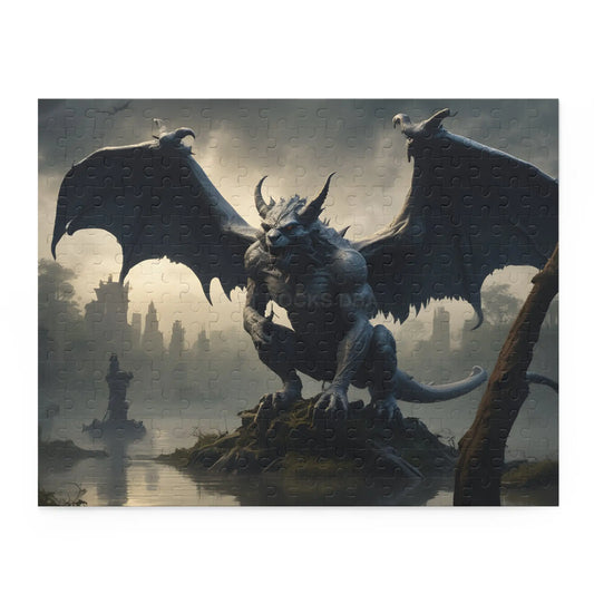Dragon Guardian Jigsaw Puzzle- 120/252/500-Piece - 14’’ × 11’’ (252 pcs) - Puzzle