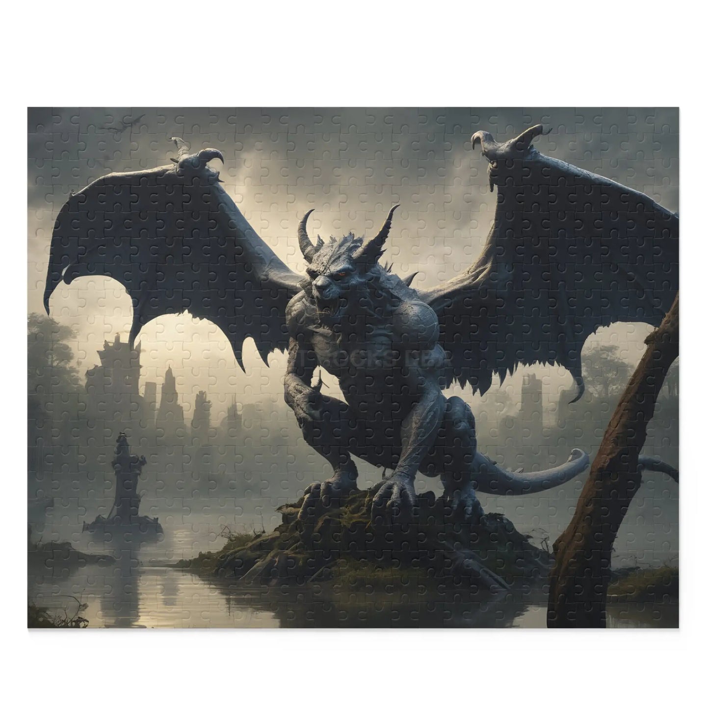 Dragon Guardian Jigsaw Puzzle- 120/252/500-Piece - 20’’ × 16’’ (500 pcs) - Puzzle