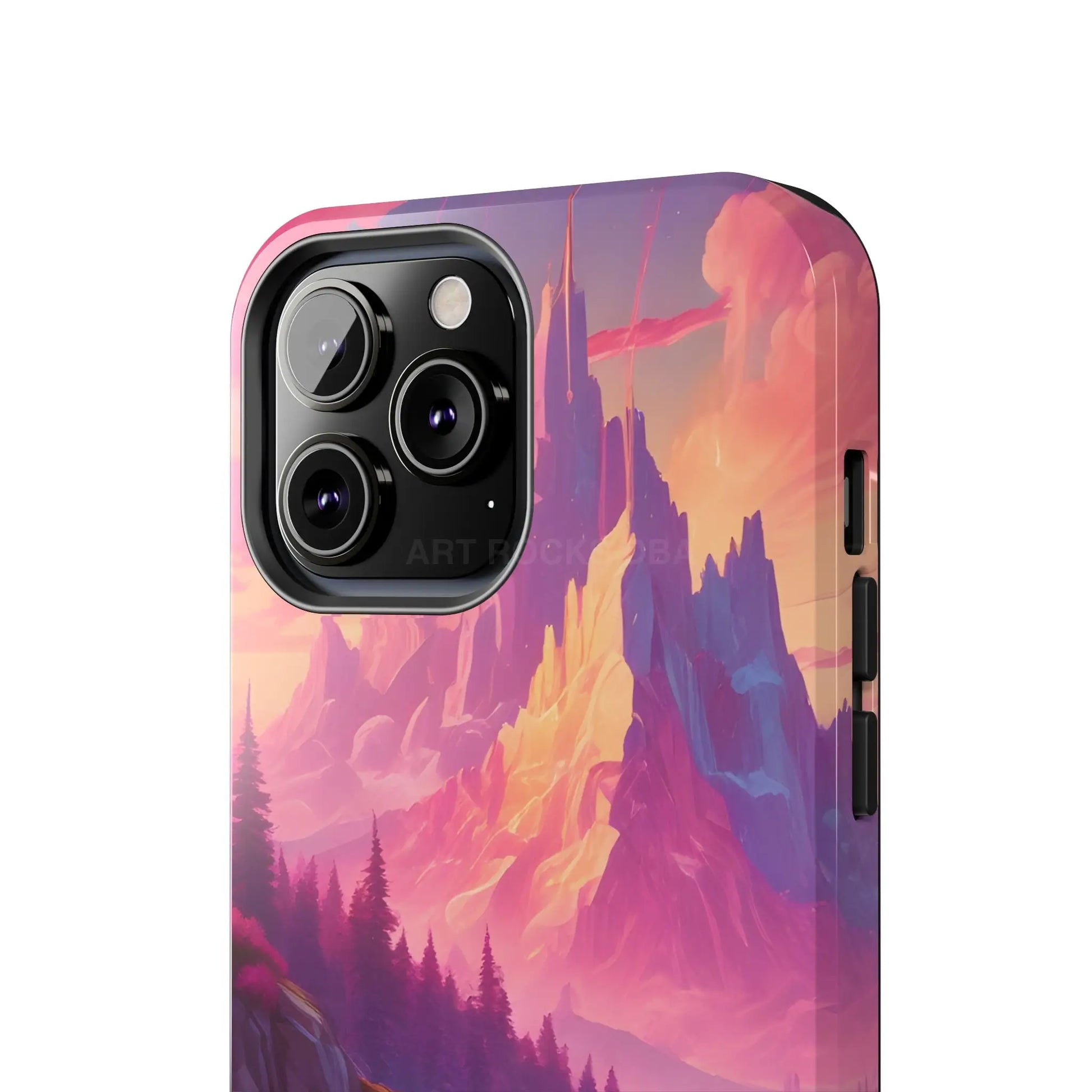 Dreamy Cotton Candy Mountain Landscape Phone Cases Tough Phone Covers Nature Lover Gifts Phone Accessories Outdoor