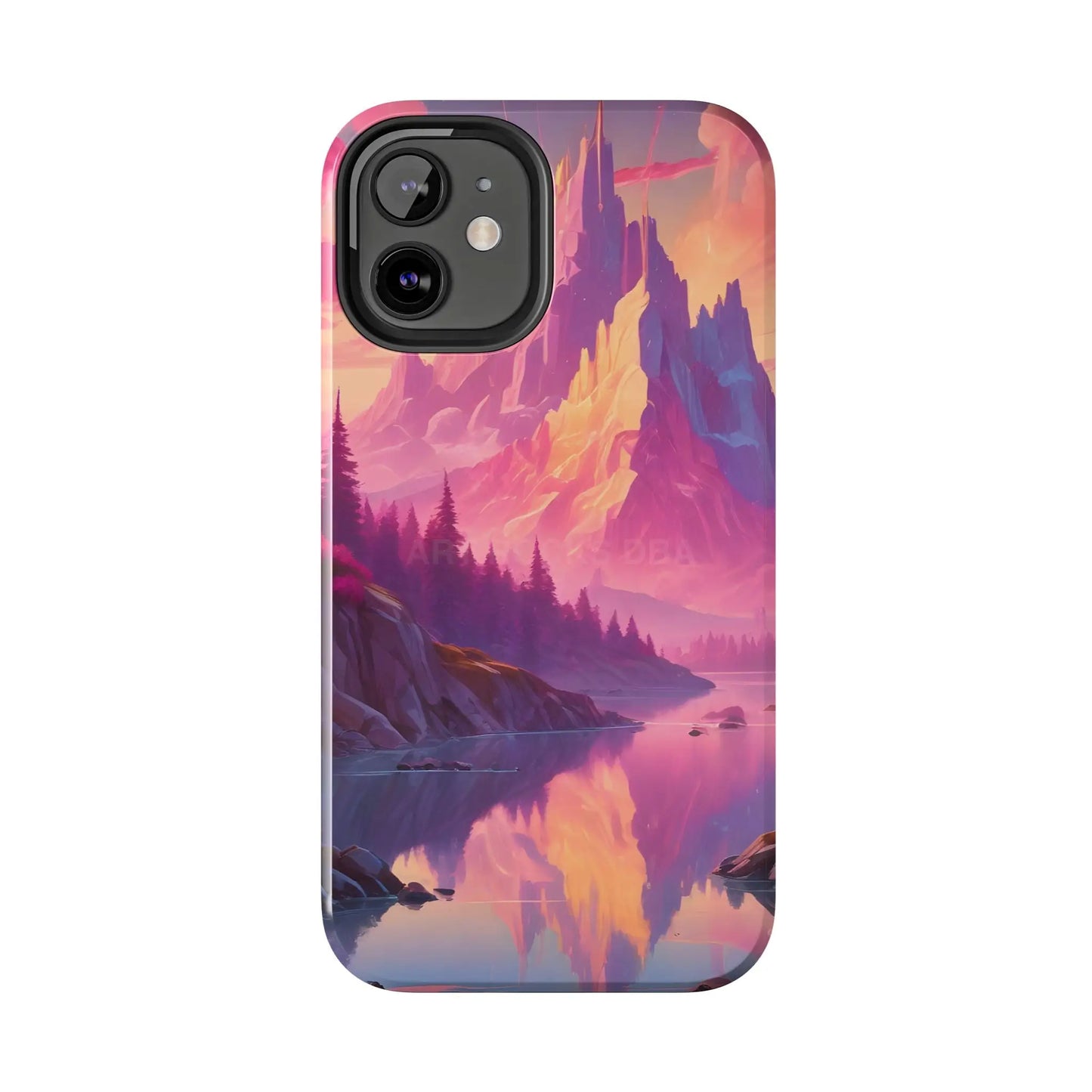 Dreamy Cotton Candy Mountain Landscape Phone Cases Tough Phone Covers Nature Lover Gifts Phone Accessories Outdoor