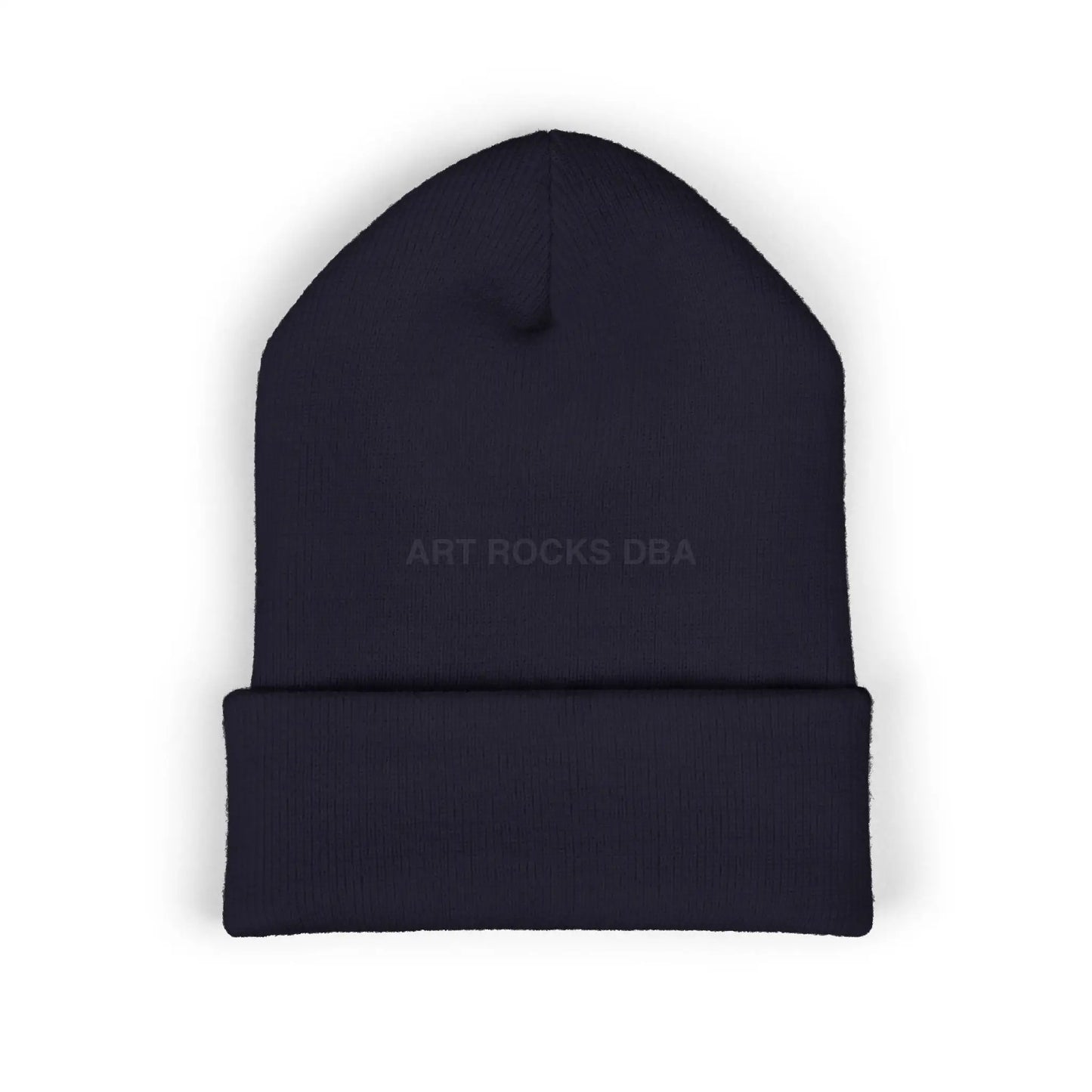 Embroidered ’Art Rocks’ Classic Cuffed Beanie - Hats