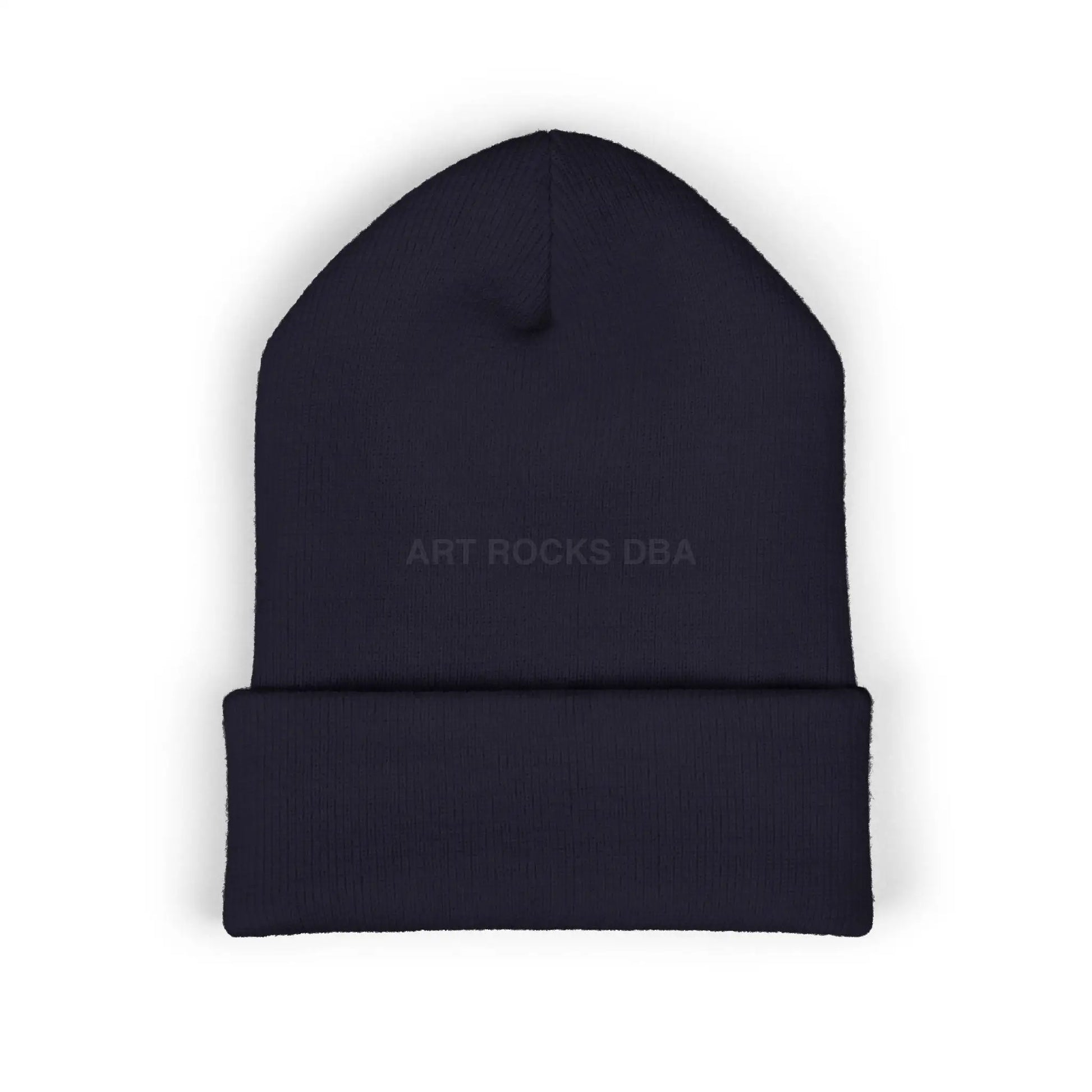 Embroidered ’Art Rocks’ Classic Cuffed Beanie - Hats