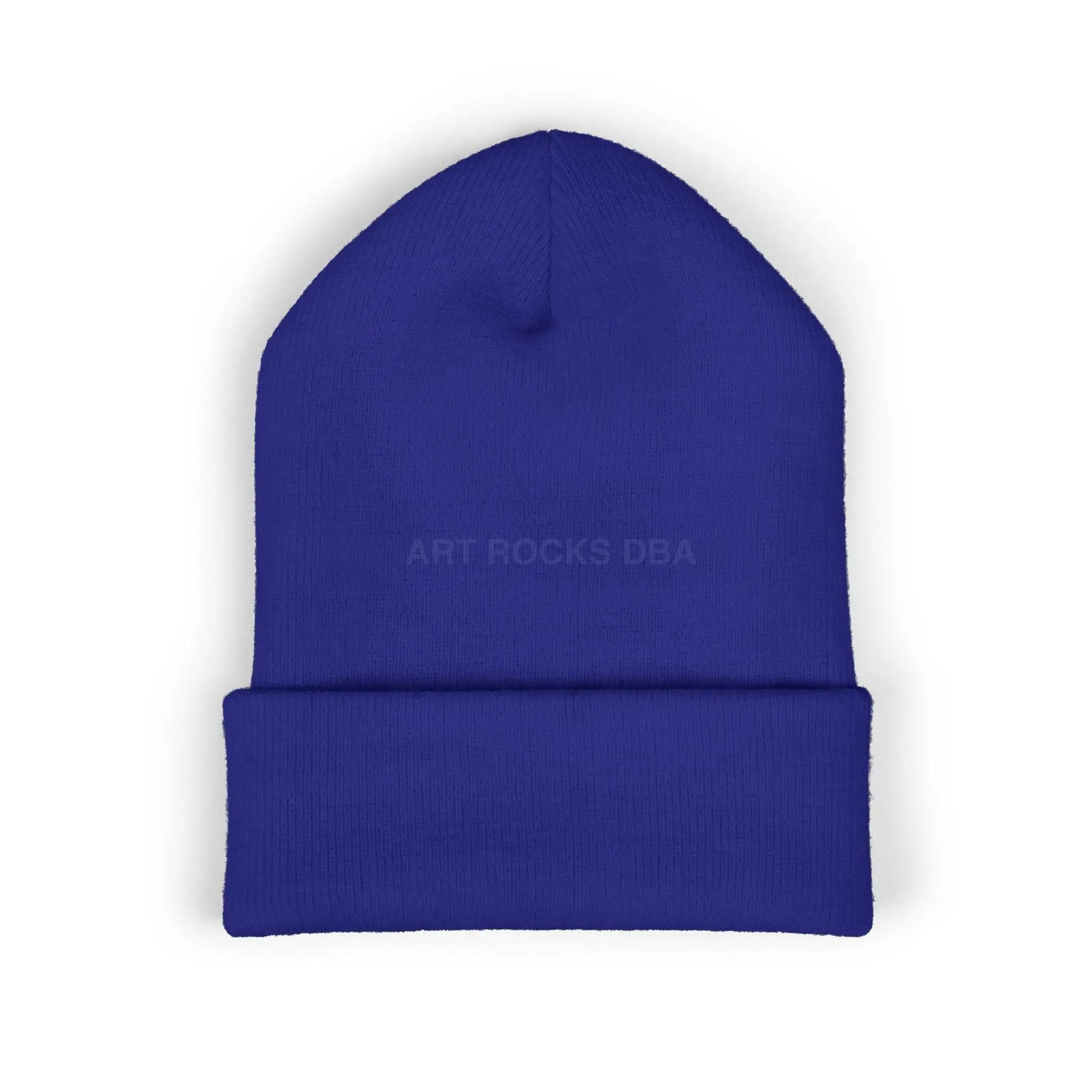 Embroidered ’Art Rocks’ Classic Cuffed Beanie - Hats