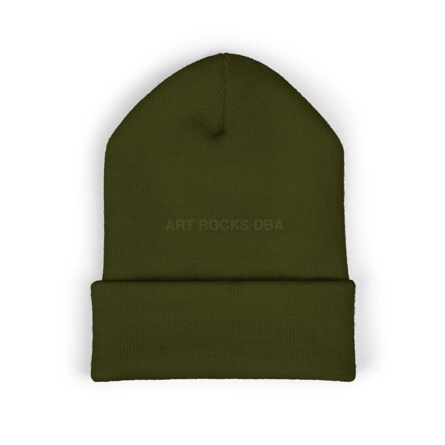Embroidered ’Art Rocks’ Classic Cuffed Beanie - Hats
