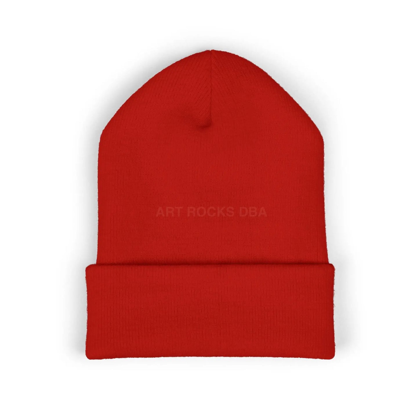 Embroidered ’Art Rocks’ Classic Cuffed Beanie - Hats