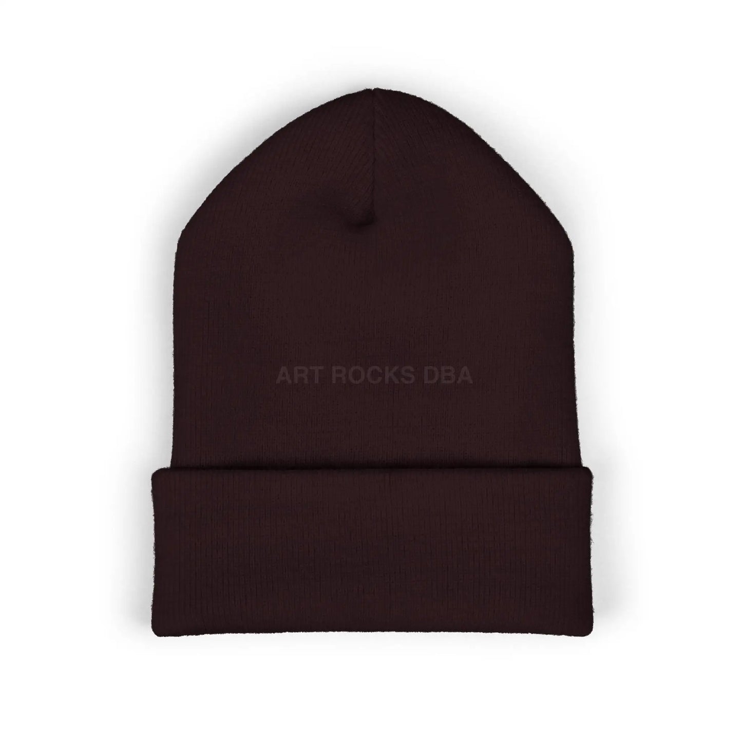 Embroidered ’Art Rocks’ Classic Cuffed Beanie - Hats