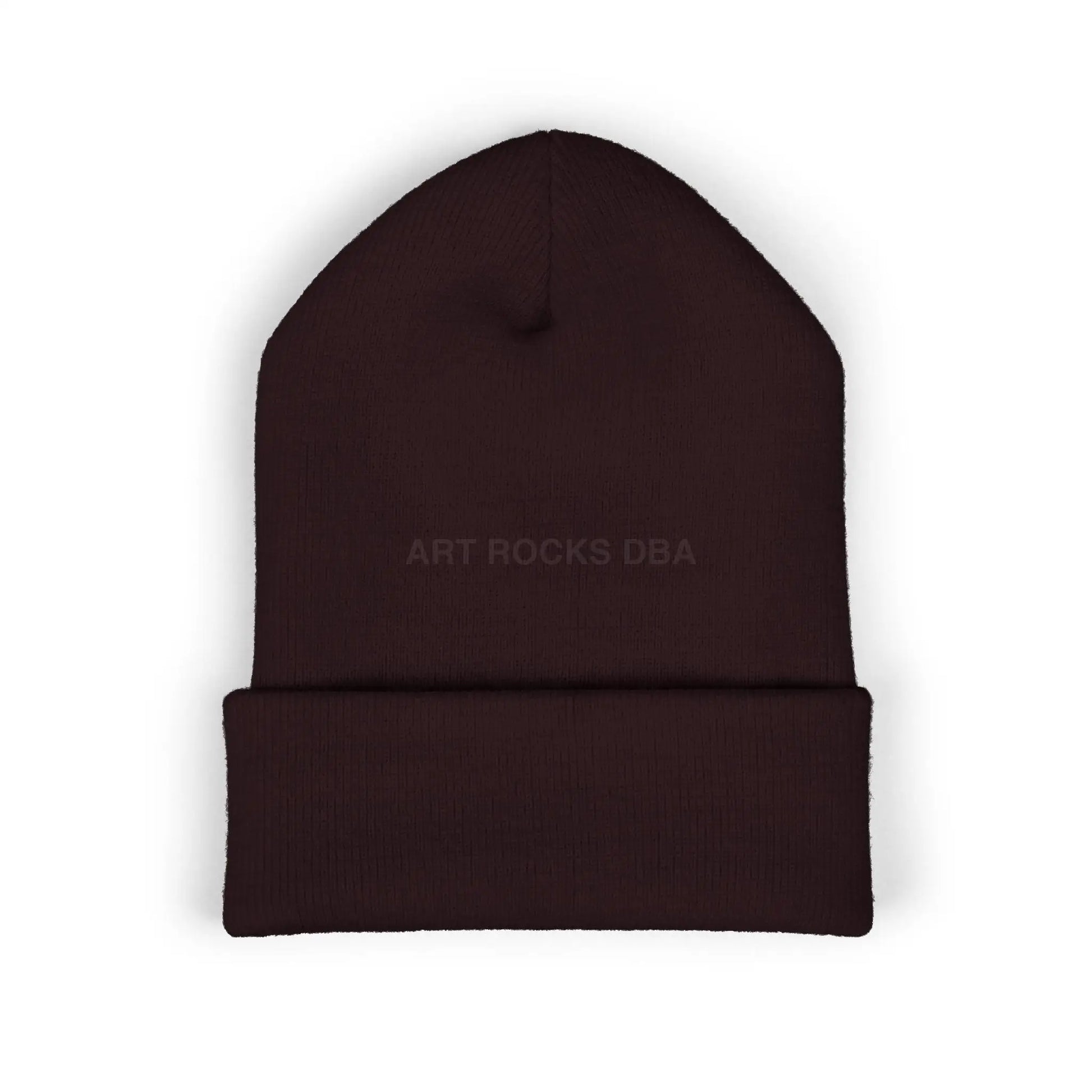 Embroidered ’Art Rocks’ Classic Cuffed Beanie - Hats