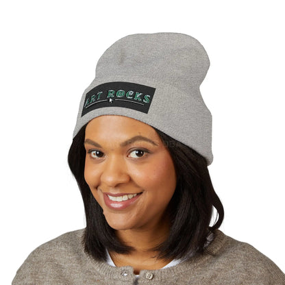 Embroidered ’Art Rocks’ Classic Cuffed Beanie - Hats