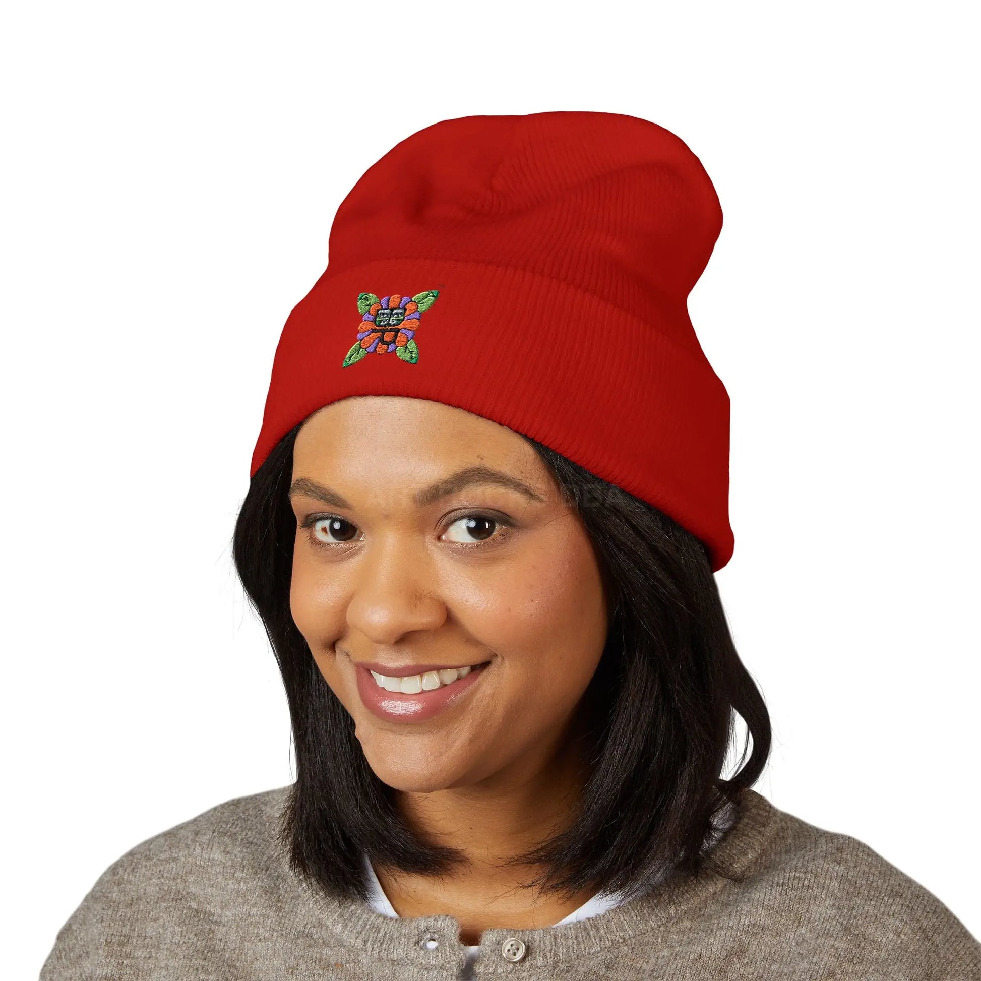 Embroidered Bloomin’ Paradise LLC Cuffed Beanie - Hats