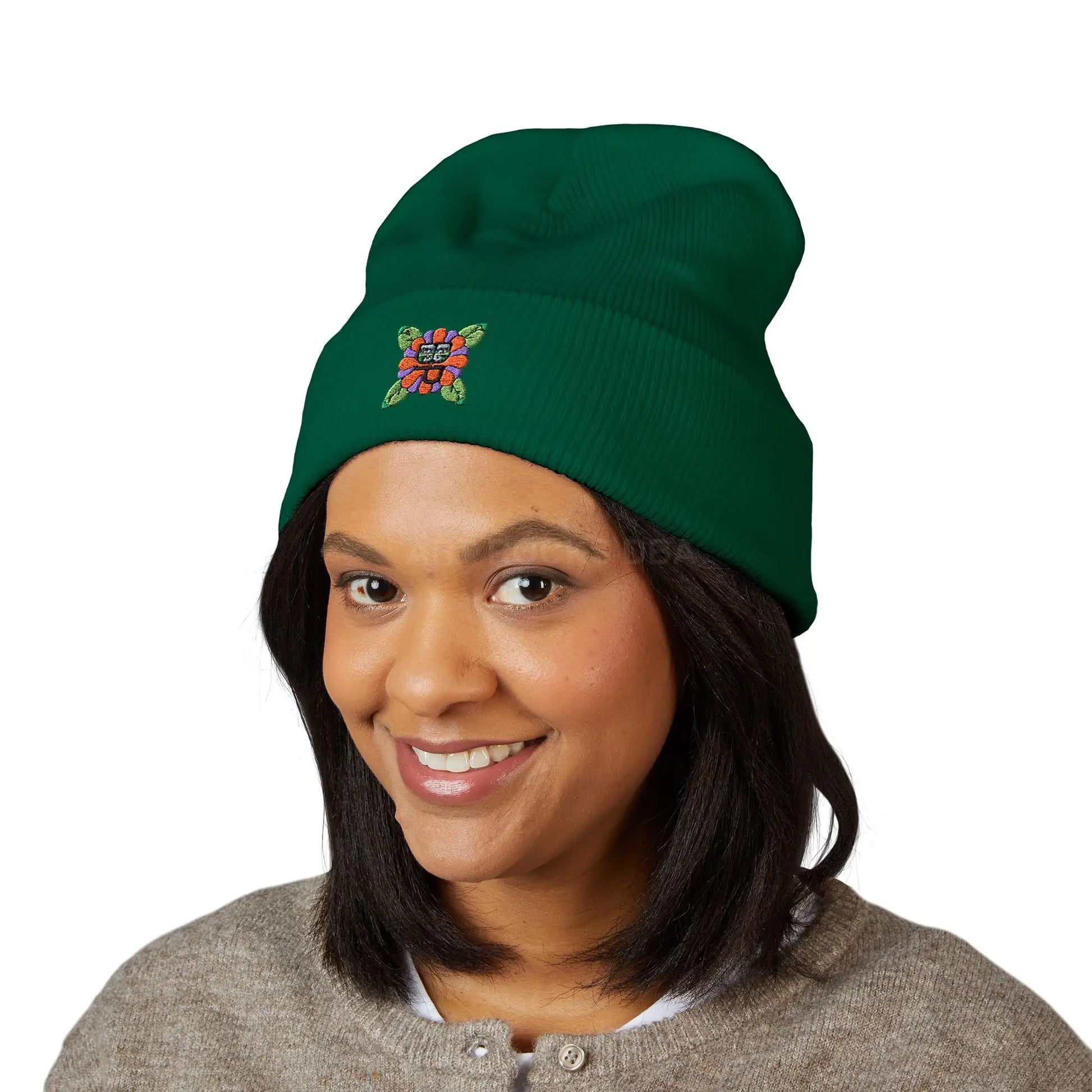 Embroidered Bloomin’ Paradise LLC Cuffed Beanie - Hats