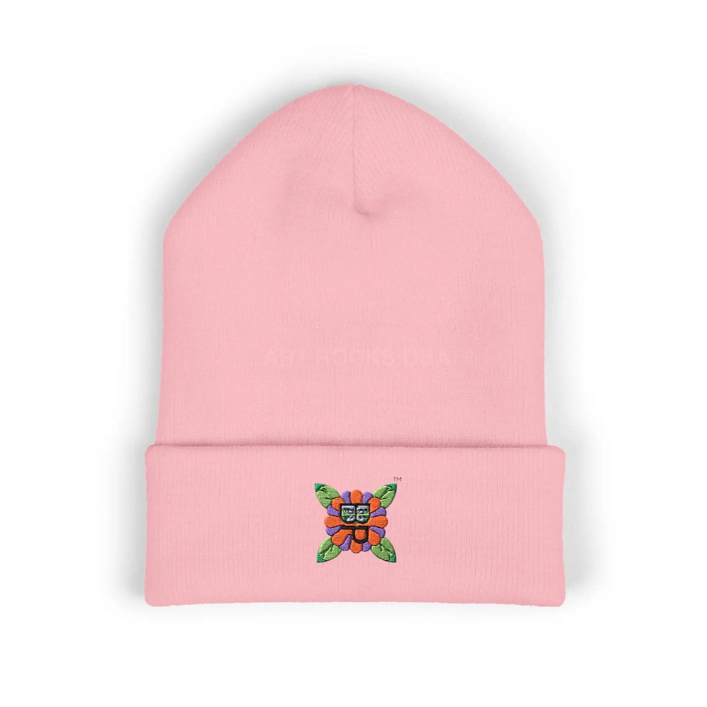 Embroidered Bloomin’ Paradise LLC Cuffed Beanie - One size / Baby Pink - Hats