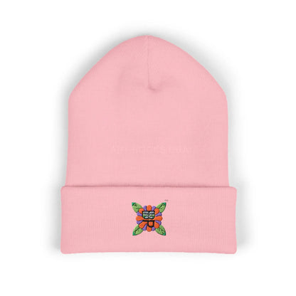 Embroidered Bloomin’ Paradise LLC Cuffed Beanie - One size / Baby Pink - Hats