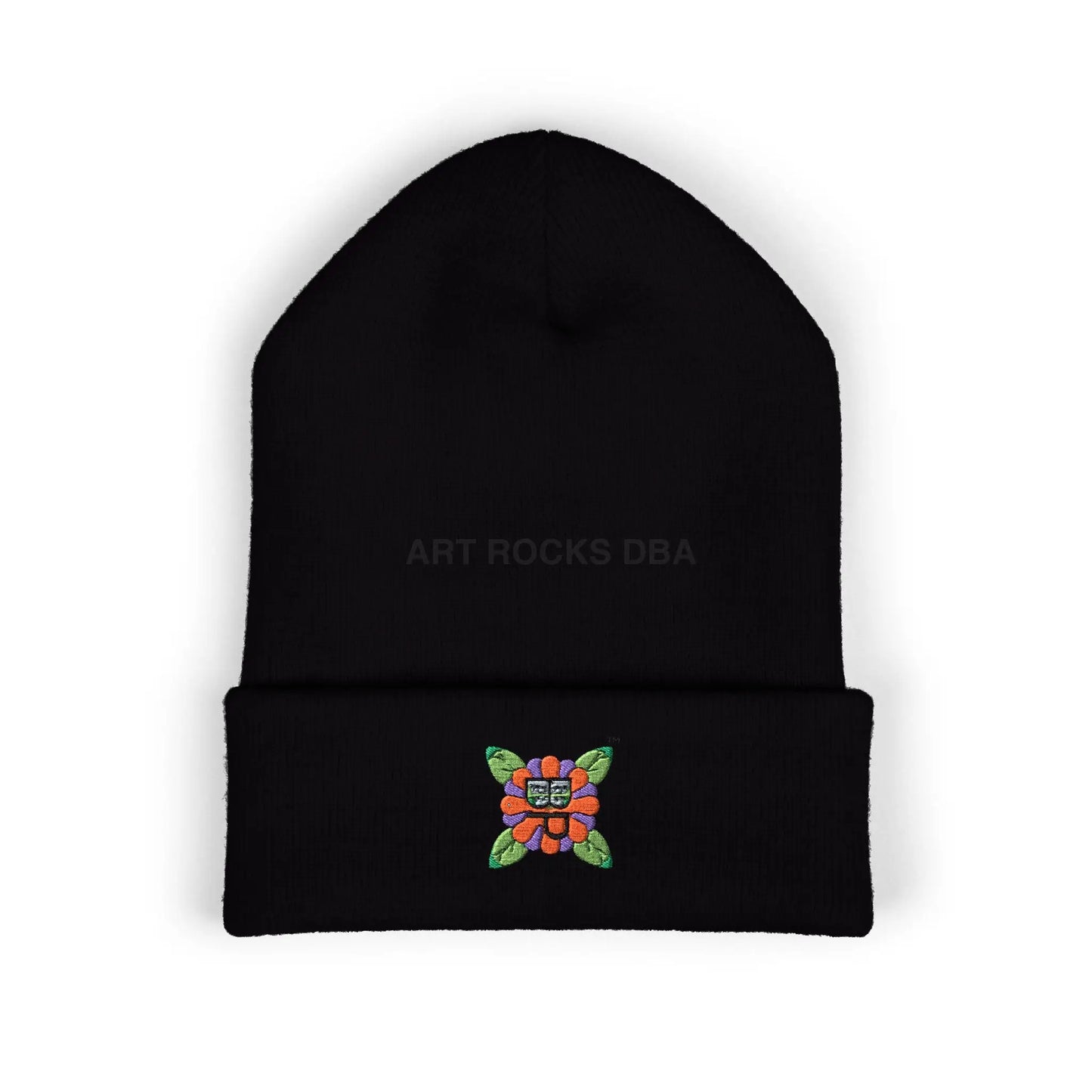 Embroidered Bloomin’ Paradise LLC Cuffed Beanie - One size / Black - Hats