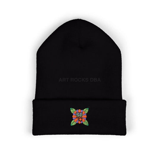 Embroidered Bloomin’ Paradise LLC Cuffed Beanie - One size / Black - Hats