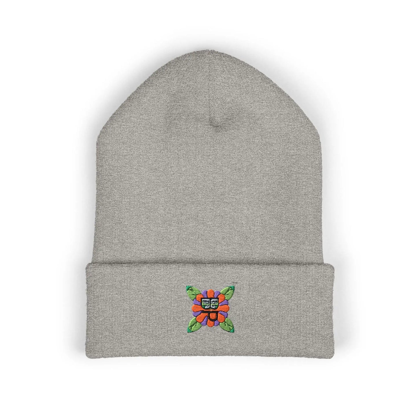 Embroidered Bloomin’ Paradise LLC Cuffed Beanie - One size / Heather Grey - Hats