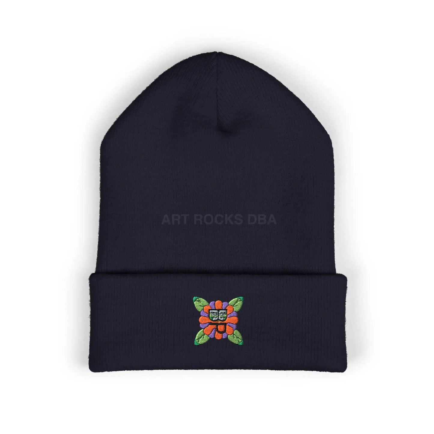 Embroidered Bloomin’ Paradise LLC Cuffed Beanie - One size / Navy - Hats