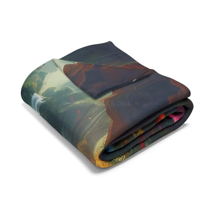 Enchanted Landscape Fleece Blanket - Home Decor
