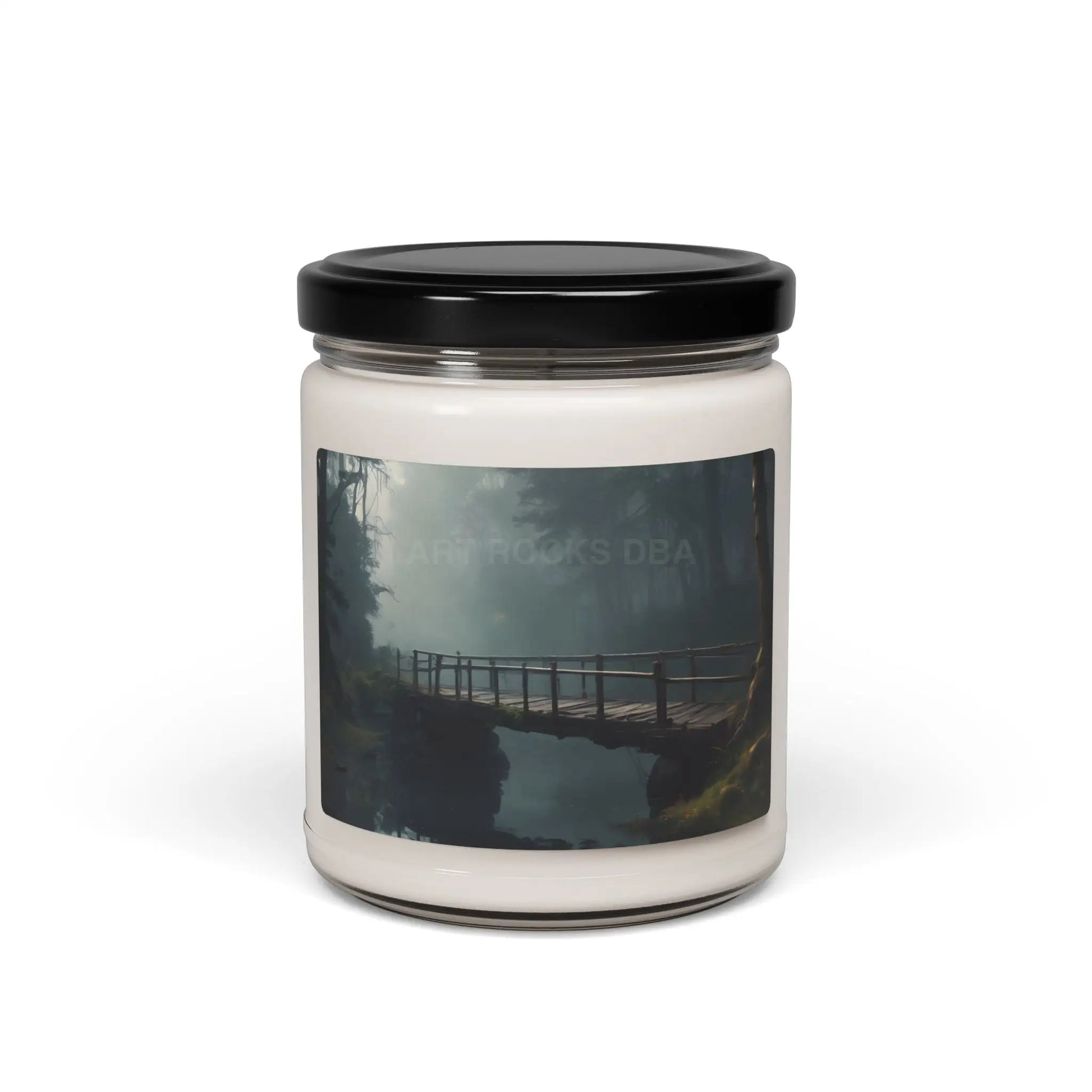 Enchanting Forest Bridge Scented Soy Candle Relaxing Home Decor Gift for Nature Lovers Aromatherapy Candle Eco-Friendly