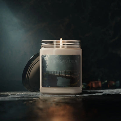 Enchanting Forest Bridge Scented Soy Candle Relaxing Home Decor Gift for Nature Lovers Aromatherapy Candle Eco-Friendly