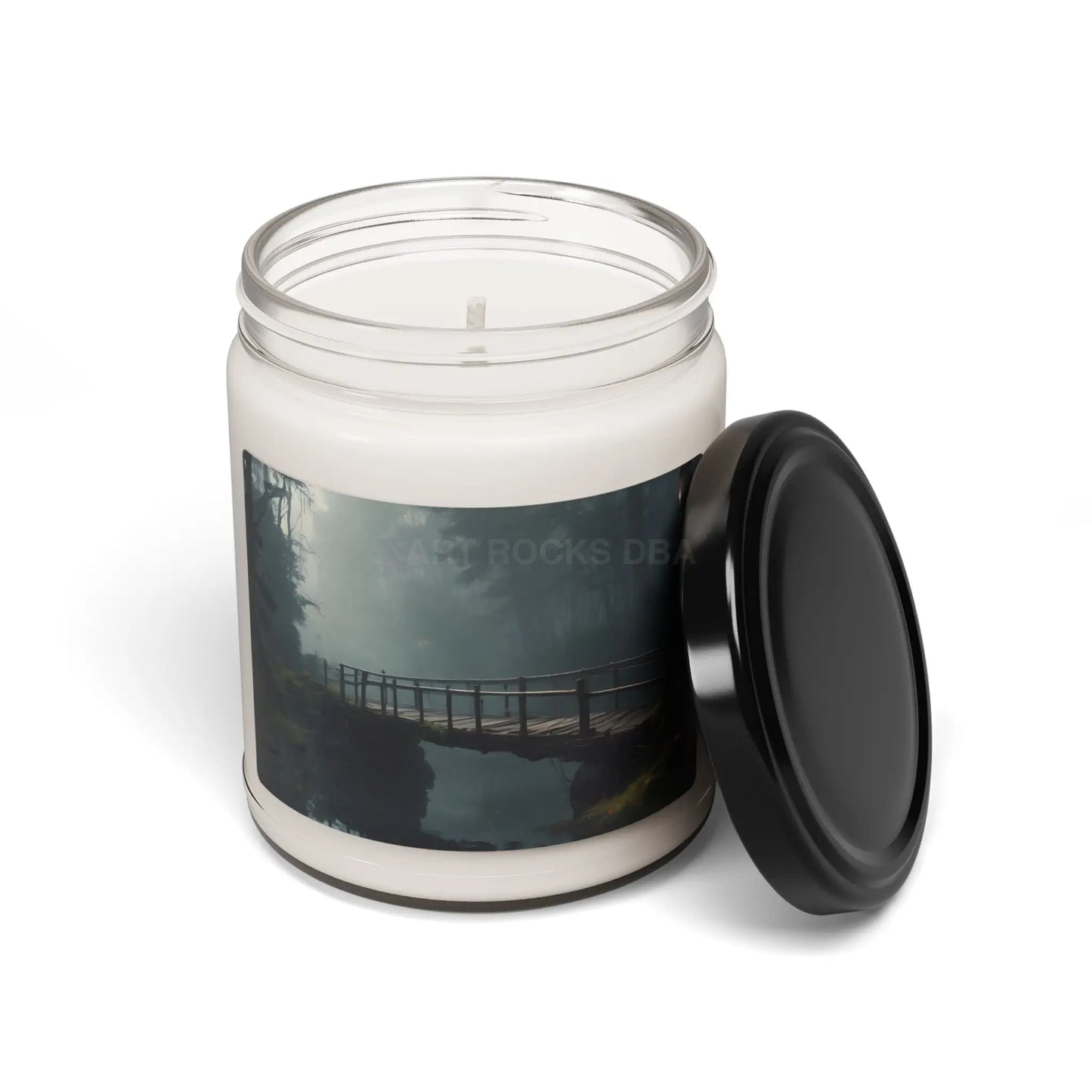 Enchanting Forest Bridge Scented Soy Candle Relaxing Home Decor Gift for Nature Lovers Aromatherapy Candle Eco-Friendly