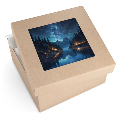 Enchanting Nightscape Stickers Nature Decor Outdoor Aesthetic Unique Gift for Nature Lovers Laptop & Water Bottle Decor