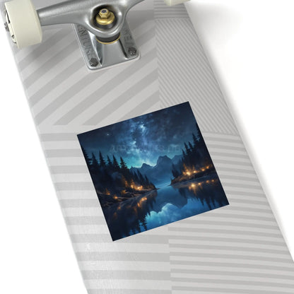 Enchanting Nightscape Stickers Nature Decor Outdoor Aesthetic Unique Gift for Nature Lovers Laptop & Water Bottle Decor