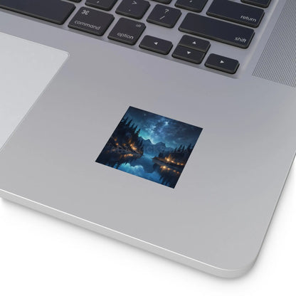 Enchanting Nightscape Stickers Nature Decor Outdoor Aesthetic Unique Gift for Nature Lovers Laptop & Water Bottle Decor