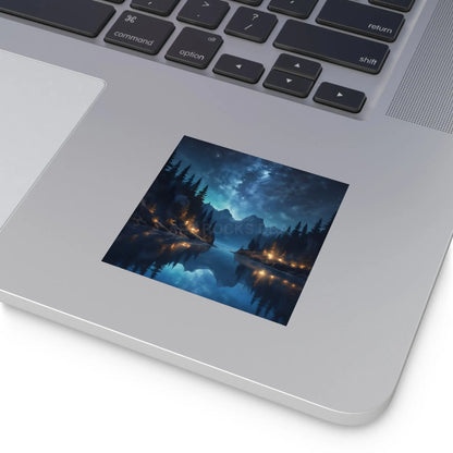 Enchanting Nightscape Stickers Nature Decor Outdoor Aesthetic Unique Gift for Nature Lovers Laptop & Water Bottle Decor