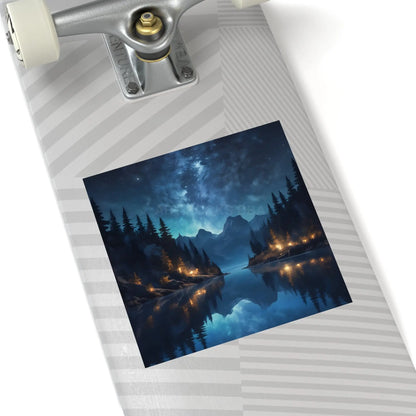 Enchanting Nightscape Stickers Nature Decor Outdoor Aesthetic Unique Gift for Nature Lovers Laptop & Water Bottle Decor