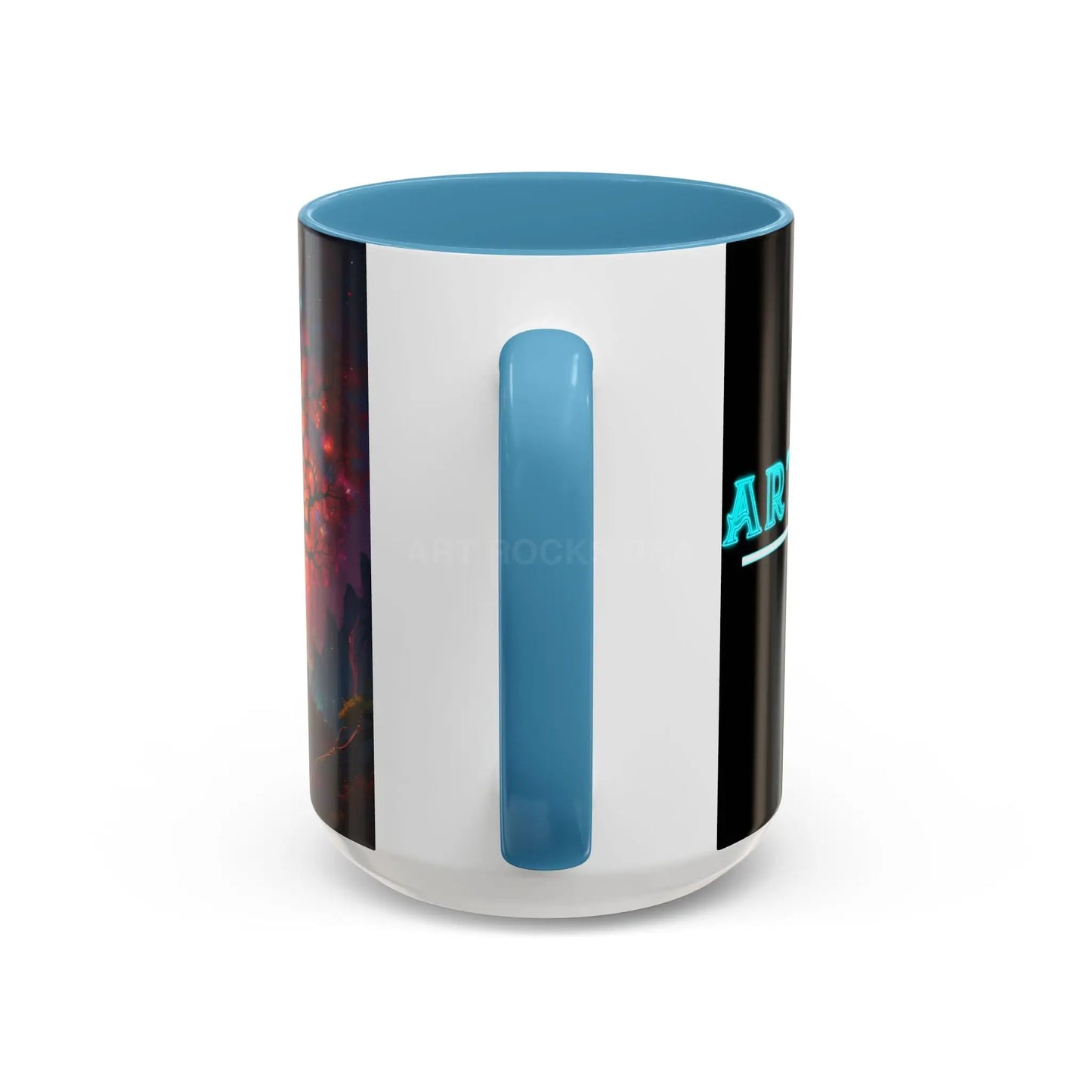 Enchanting Tree of Life Accent Coffee Mug — Vibrant Fantasy Sunset Design (11/15oz) - Mug