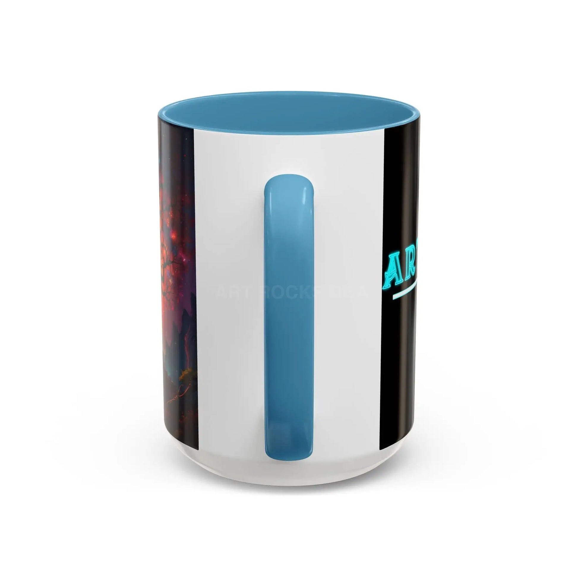 Enchanting Tree of Life Accent Coffee Mug — Vibrant Fantasy Sunset Design (11/15oz) - Mug