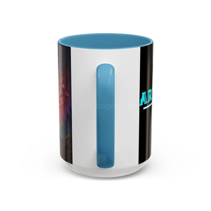 Enchanting Tree of Life Accent Coffee Mug — Vibrant Fantasy Sunset Design (11/15oz) - Mug