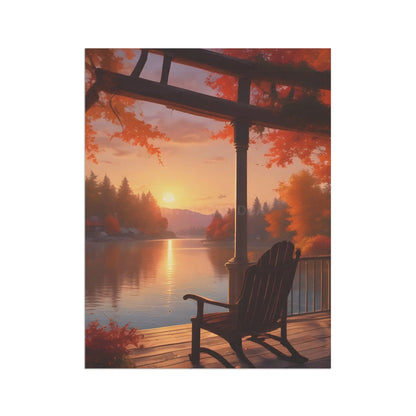 Fall Cabin Garden Banner Fall Decor Outdoor Wall Art Seasonal Patio Decoration Autumn Garden Flag - 12’’ × 18’’ - Home
