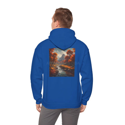 Fall Forest Hoodie Unisex Sweatshirt for Artists Cozy Gift for Creative Souls Perfect for Art Lovers Inspirational