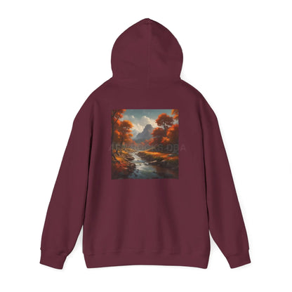 Fall Forest Hoodie Unisex Sweatshirt for Artists Cozy Gift for Creative Souls Perfect for Art Lovers Inspirational