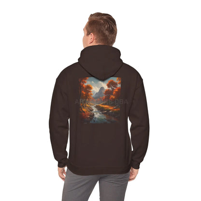 Fall Forest Hoodie Unisex Sweatshirt for Artists Cozy Gift for Creative Souls Perfect for Art Lovers Inspirational