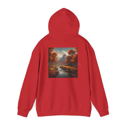Fall Forest Hoodie Unisex Sweatshirt for Artists Cozy Gift for Creative Souls Perfect for Art Lovers Inspirational