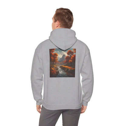 Fall Forest Hoodie Unisex Sweatshirt for Artists Cozy Gift for Creative Souls Perfect for Art Lovers Inspirational
