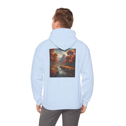 Fall Forest Hoodie Unisex Sweatshirt for Artists Cozy Gift for Creative Souls Perfect for Art Lovers Inspirational