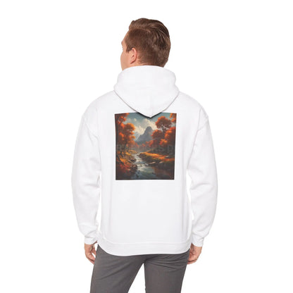 Fall Forest Hoodie Unisex Sweatshirt for Artists Cozy Gift for Creative Souls Perfect for Art Lovers Inspirational