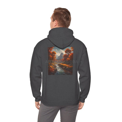 Fall Forest Hoodie Unisex Sweatshirt for Artists Cozy Gift for Creative Souls Perfect for Art Lovers Inspirational
