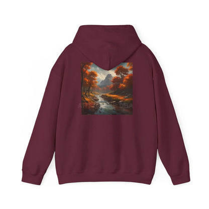 Fall Forest Hoodie Unisex Sweatshirt for Artists Cozy Gift for Creative Souls Perfect for Art Lovers Inspirational