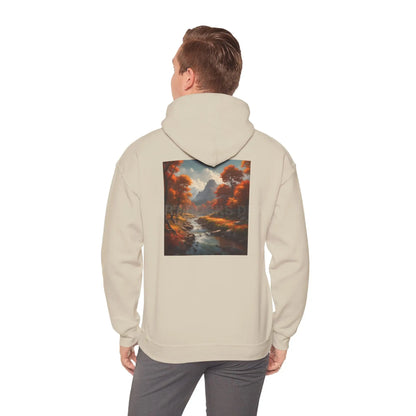 Fall Forest Hoodie Unisex Sweatshirt for Artists Cozy Gift for Creative Souls Perfect for Art Lovers Inspirational