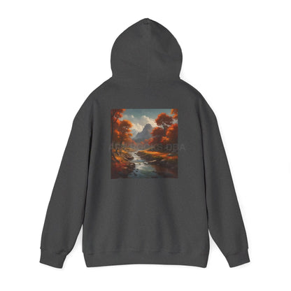 Fall Forest Hoodie Unisex Sweatshirt for Artists Cozy Gift for Creative Souls Perfect for Art Lovers Inspirational