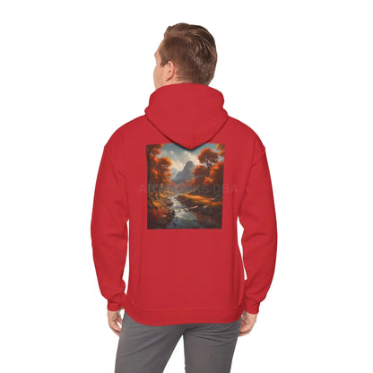 Fall Forest Hoodie Unisex Sweatshirt for Artists Cozy Gift for Creative Souls Perfect for Art Lovers Inspirational