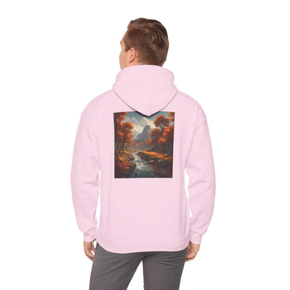 Fall Forest Hoodie Unisex Sweatshirt for Artists Cozy Gift for Creative Souls Perfect for Art Lovers Inspirational