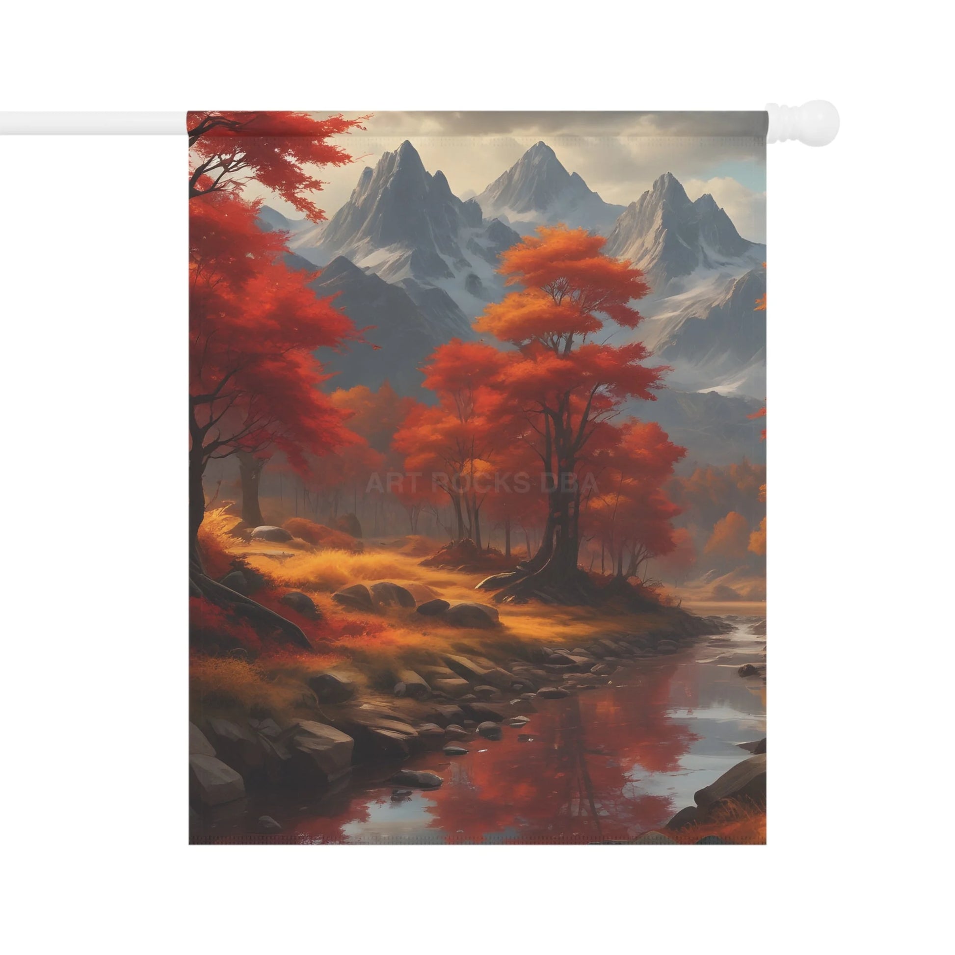Fall In The Mountains Garden Banner Fall Decor for Home Seasonal Yard Flag Outdoor Decoration Nature-Inspired Garden